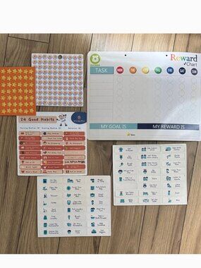 Magnetic Reward Behaviour Chart  Set with Colorful Icons